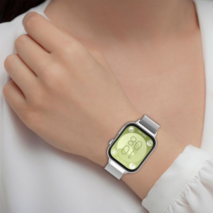 Bild 6, Tech-Protect Huawei Watch Fit 3 Armband MilaneseBand Svart