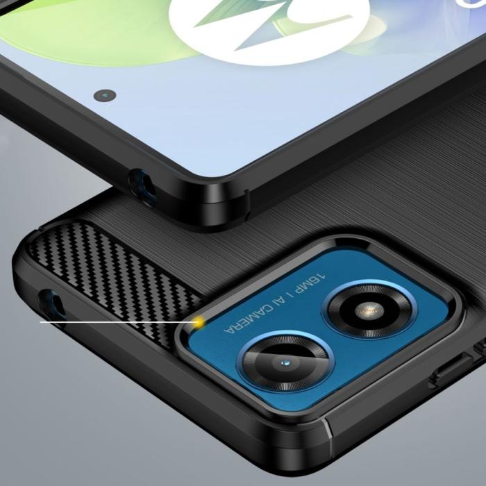 Bild 6, Tech-Protect Motorola Moto G24/G04 Skal TPU Carbon Svart