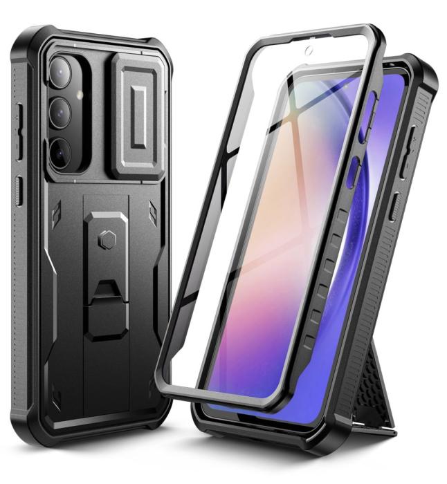 Bild 1, Tech-Protect Samsung Galaxy A55 5G Skal Kevlar Cam+ Svart