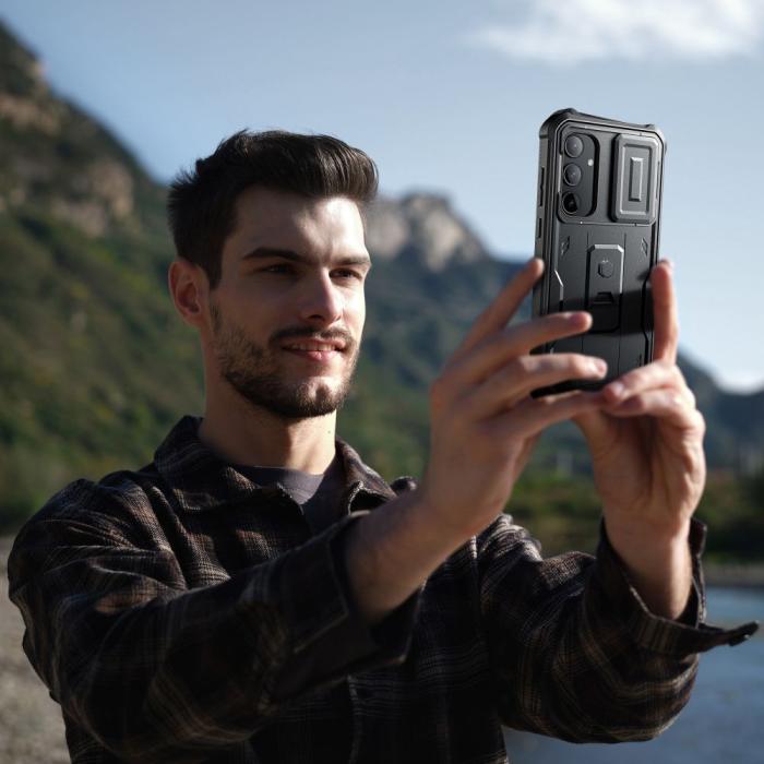 Bild 6, Tech-Protect Samsung Galaxy A55 5G Skal Kevlar Cam+ Svart