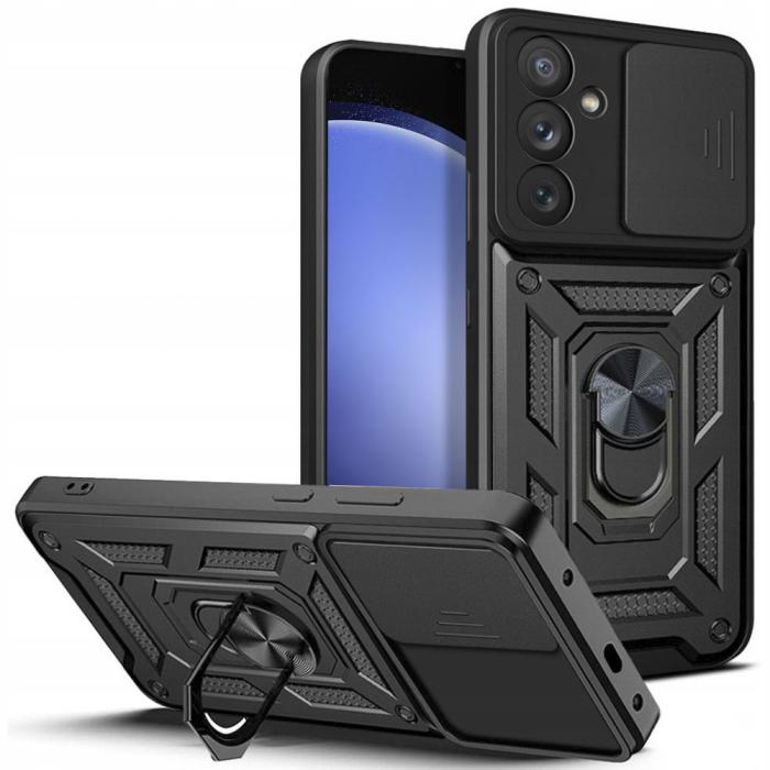Bild 1, Tech-Protect Samsung Galaxy S23 FE Skal CamShield Pro Svart