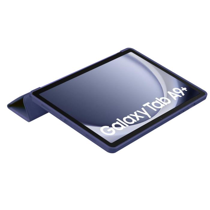 Bild 2, Tech-Protect Galaxy Tab A9 Plus Fodral SmartCase Navy