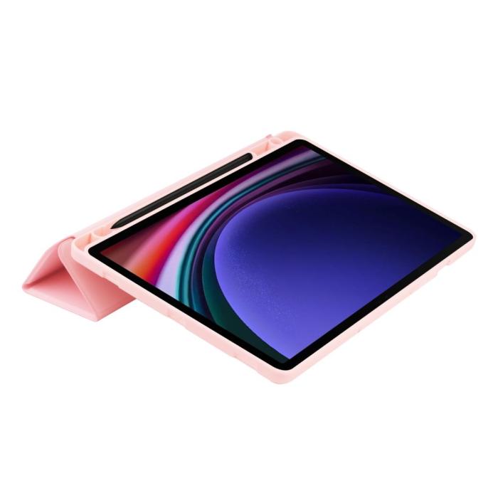 Bild 2, Tech-Protect Galaxy Tab S9 FE Fodral SmartCase Pennhållare Rosa