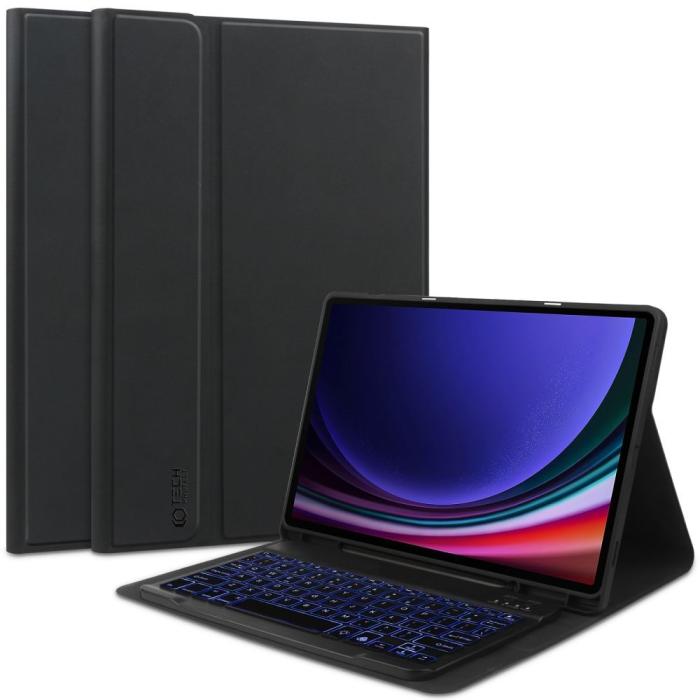 Bild 1, Tech-Protect Galaxy Tab S9 FE Fodral SC Tangentbord Svart