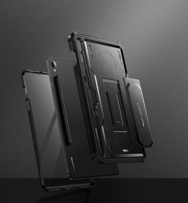 Bild 3, Tech-Protect Galaxy Tab S10 FE / Tab S9 Skal Kevlar Pro Svart
