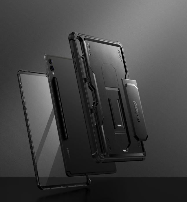 Bild 3, Tech-Protect Galaxy Tab S9 Plus Skal Kevlar Pro Svart