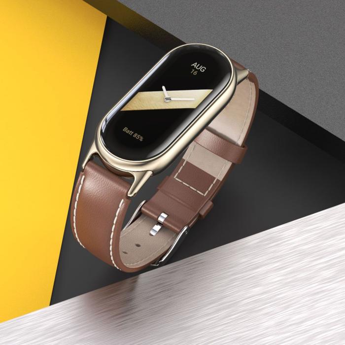 Bild 3, Tech-Protect Xiaomi Smart Band 9/8 Armband LeatherFit