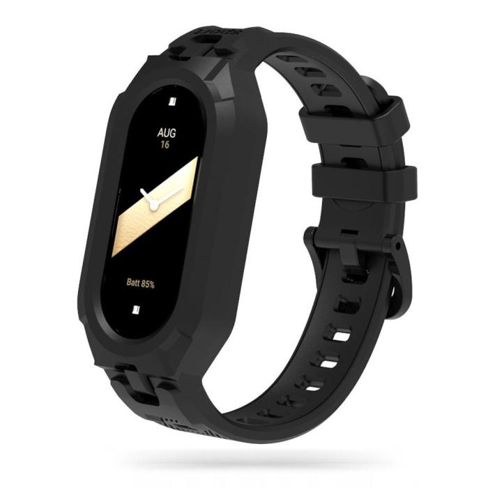 Bild 1, Tech-Protect Xiaomi Smart Band 9/8 Armband Armour Svart