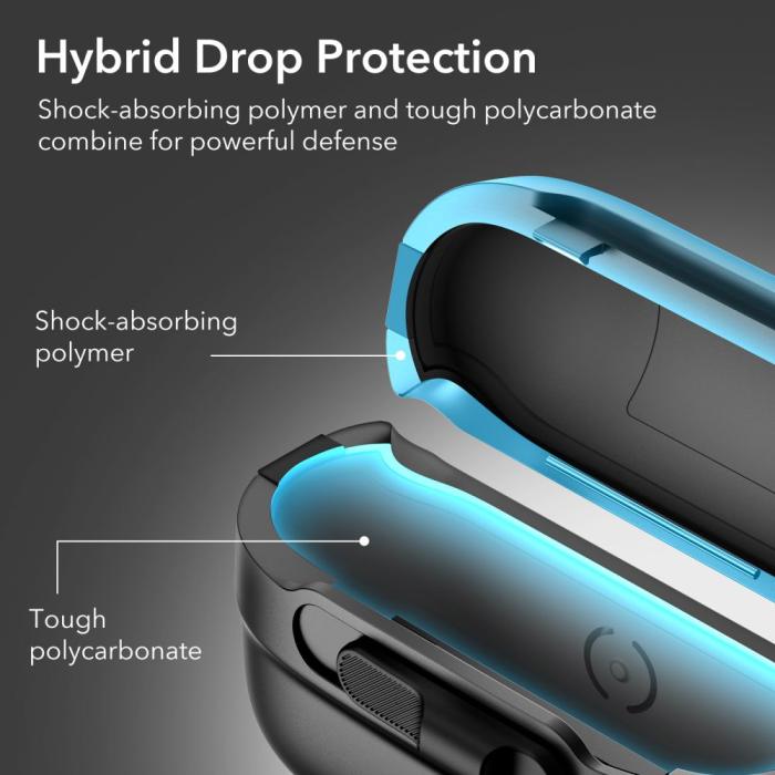 Bild 5, ESR AirPods Pro 1/2 Skal MagSafe Pulse HaloLock Svart