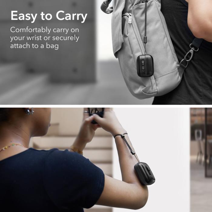 Bild 6, ESR AirPods Pro 1/2 Skal MagSafe Pulse HaloLock Svart