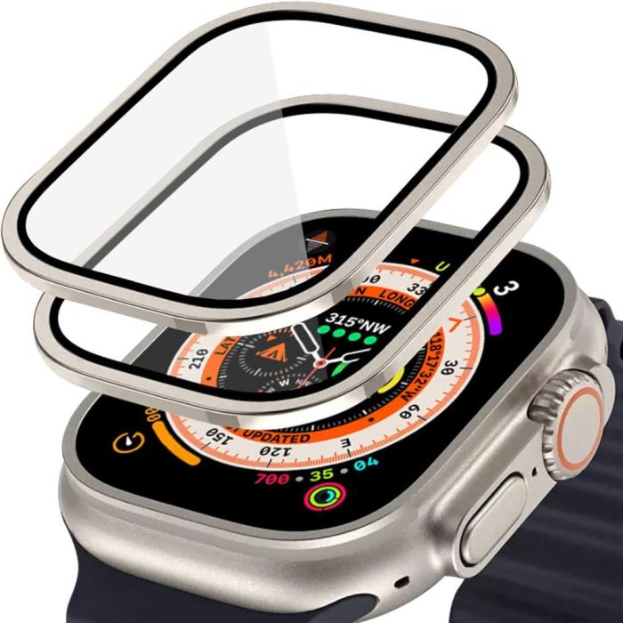Bild 2, HOFI Apple Watch Ultra 49 mm 2-PACK Skärmskydd Titanium