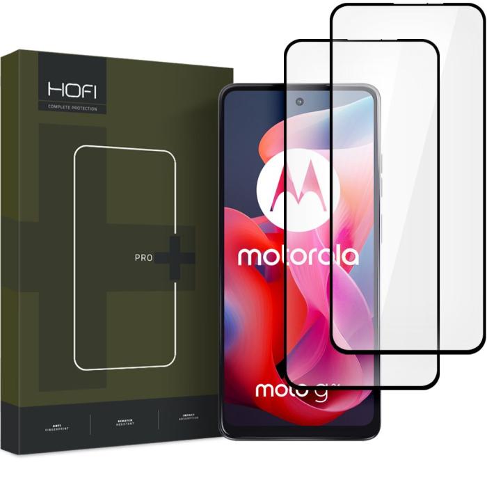 Bild 1, HOFI Motorola Moto G24/G04 2-PACK Skärmskydd Pro+ Svart