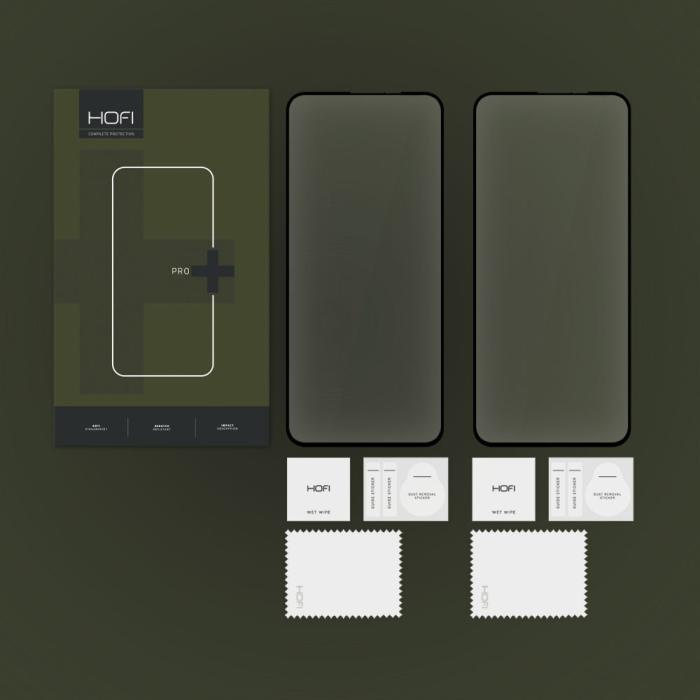 Bild 4, HOFI Motorola Moto G24/G04 2-PACK Skärmskydd Pro+ Svart