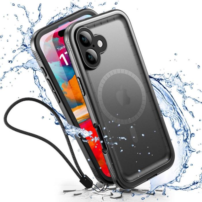 Bild 3, Tech-Protect iPhone 16 Pro Max Skal MagSafe 360 IP68 Shellbox Svart