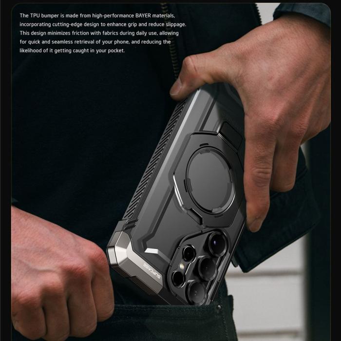 Bild 5, Supcase Galaxy S25 Ultra Skal MagSafe UB Grip Svart