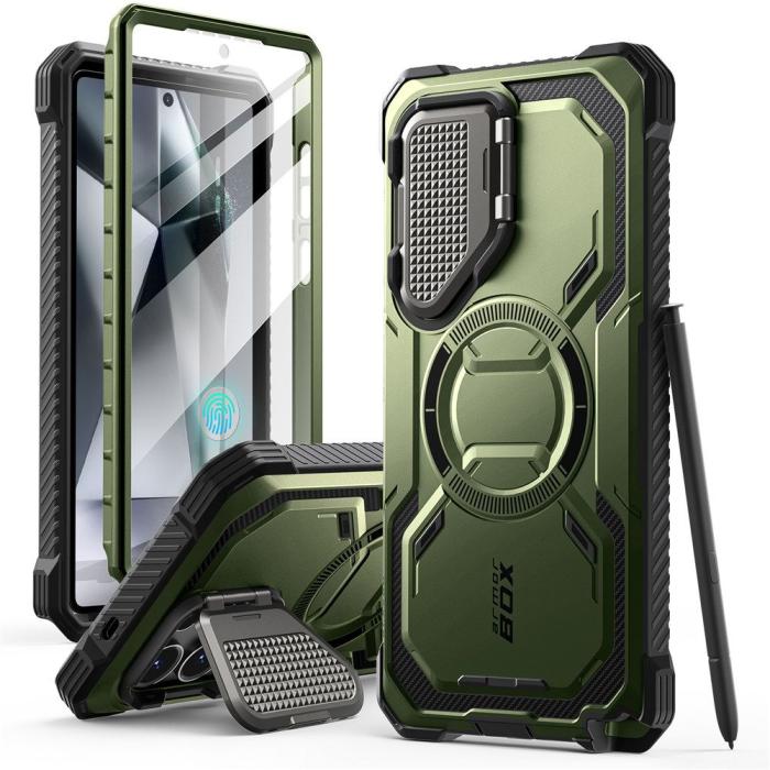 Bild 2, Supcase Galaxy S25 Ultra Skal MagSafe Iblsn ArmorBox Guldan