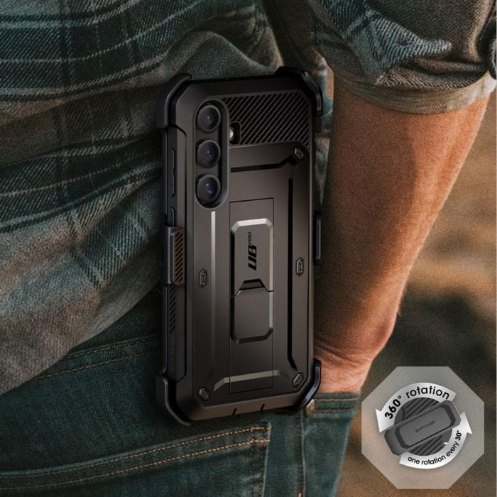 Bild 5, Supcase Galaxy S25 Skal 2-SET Unicorn Beetle Pro Svart