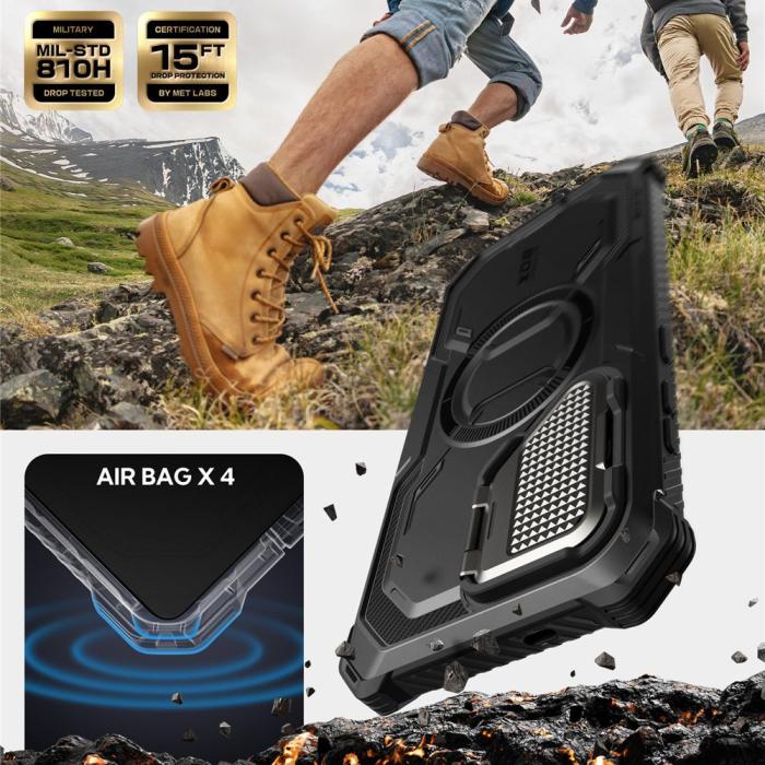 Bild 3, Supcase Galaxy S25 Plus Skal MagSafe Iblsn ArmorBox Svart