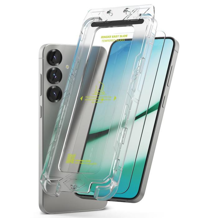 Bild 2, Ringke Galaxy S25 / S24 2-PACK Easy Slide Skärmskydd Härdat Glas