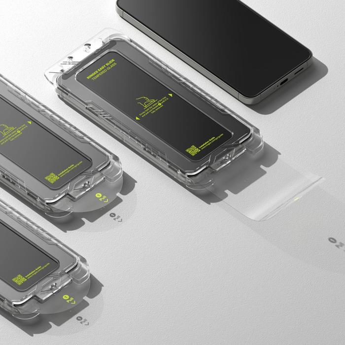 Bild 3, Ringke Galaxy S25 / S24 2-PACK Easy Slide Skärmskydd Härdat Glas