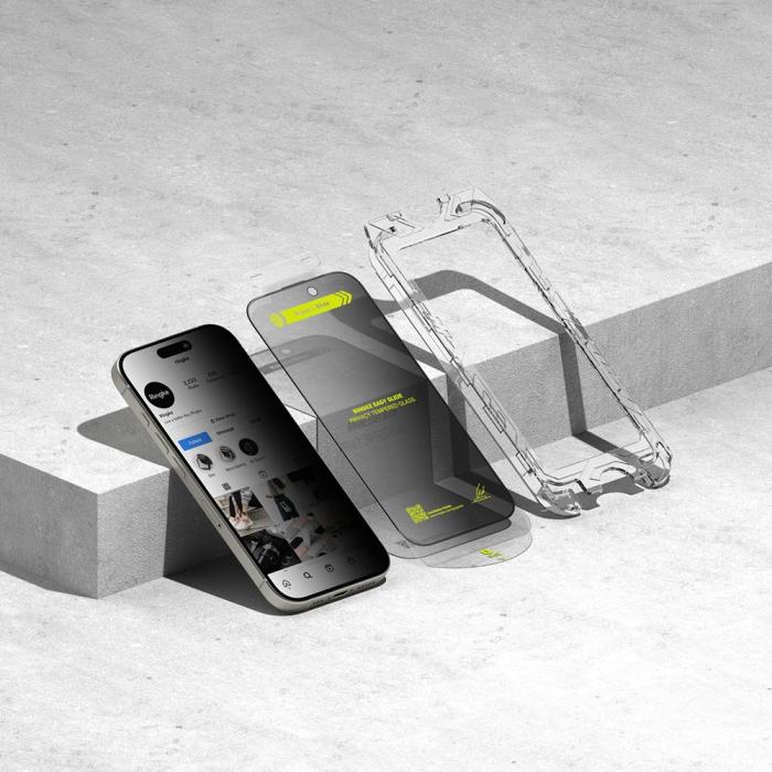 Bild 4, Ringke Galaxy S25 2-PACK Easy Slide Skärmskydd Privacy