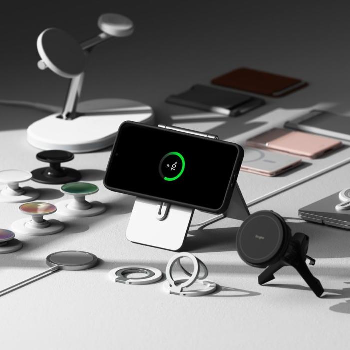 Bild 5, Ringke Galaxy S25 Skal MagSafe Silicone Svart