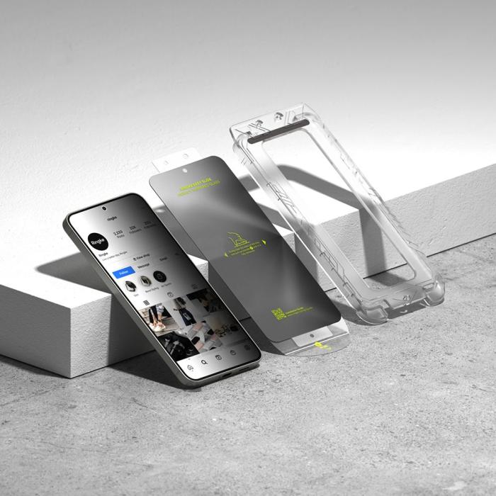 Bild 4, Ringke Galaxy S25 Plus 2-PACK Easy Slide Skärmskydd Privacy