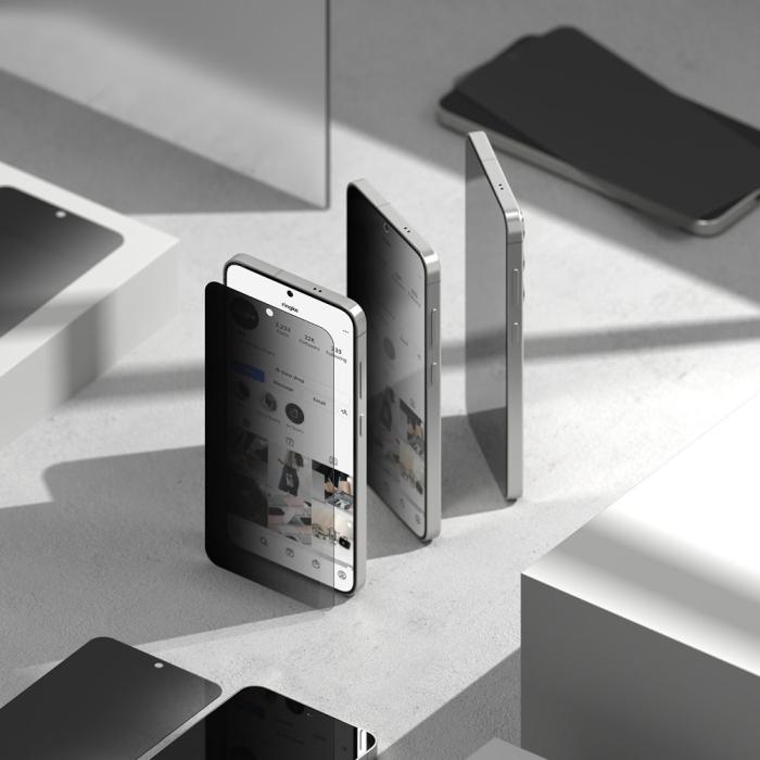 Bild 6, Ringke Galaxy S25 Plus 2-PACK Easy Slide Skärmskydd Privacy