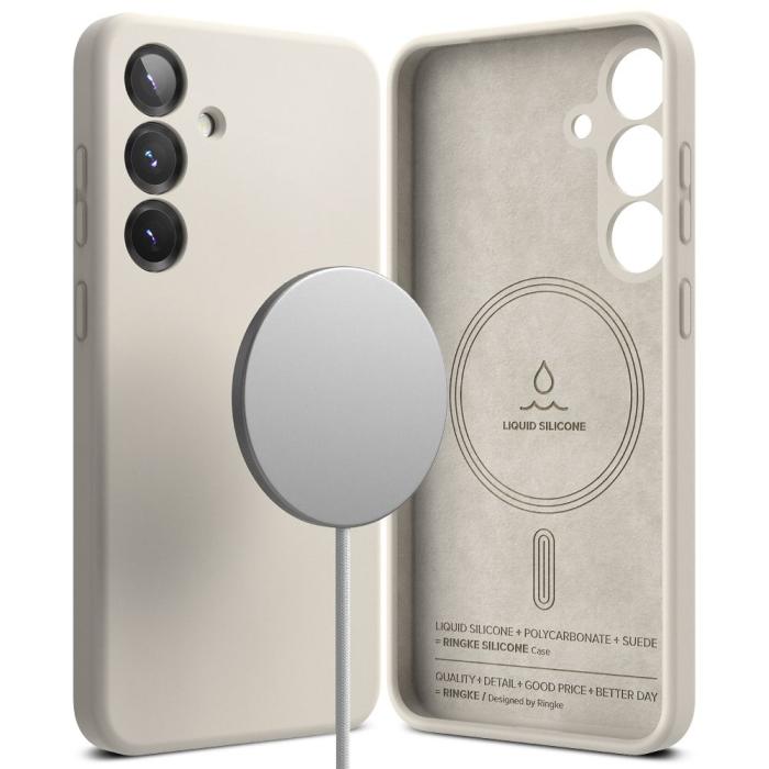 Bild 1, Ringke Galaxy S25 Plus Skal MagSafe Silicone Stone