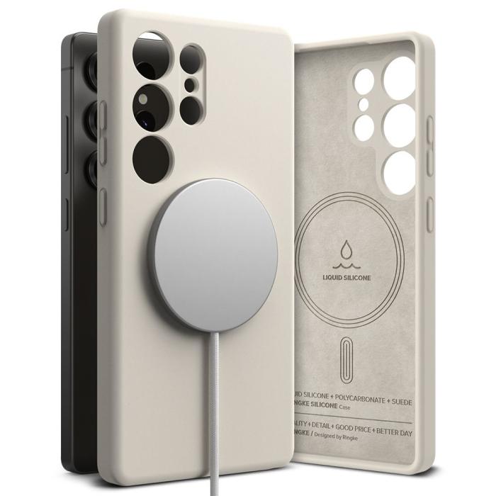 Bild 1, Ringke Galaxy S25 Ultra Skal MagSafe Silicone Stone