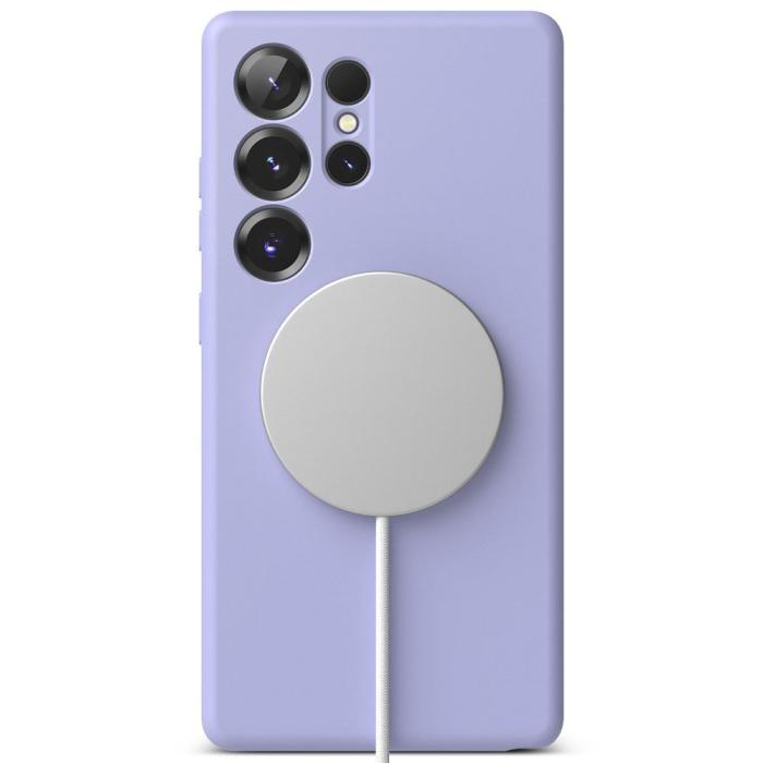 Bild 4, Ringke Galaxy S25 Ultra Skal MagSafe Silicone Lavender