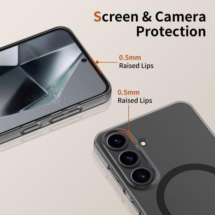 Bild 3, Tech-Protect Galaxy S25 Skal MagSafe MagSlim Matt Svart