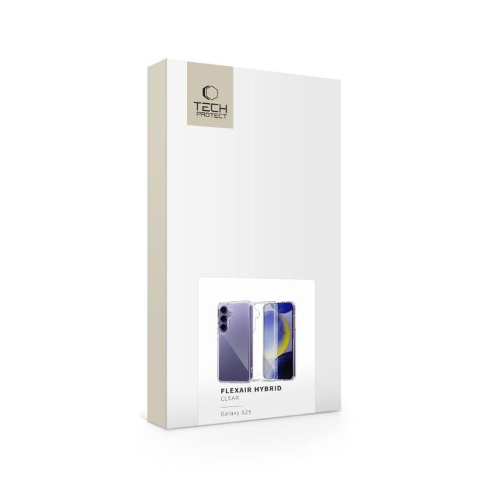 Bild 2, Tech-Protect Galaxy S25 Skal FlexAir Hybrid Transparent