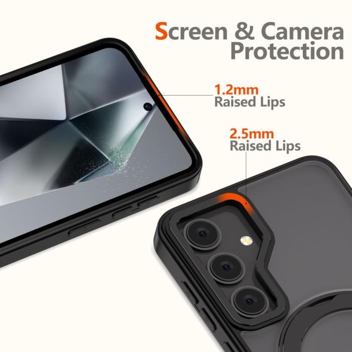 Bild 4, Tech-Protect Galaxy S25 Skal MagSafe MagRing Matt Svart