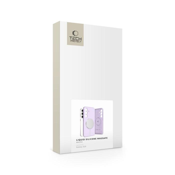 Bild 2, Tech-Protect Galaxy S25 Skal MagSafe Liquid Silicone Mauve