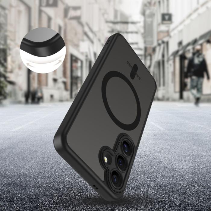 Bild 5, Tech-Protect Galaxy S25 Skal MagSafe MagCam Matt Svart