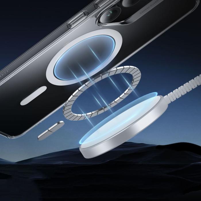 Bild 3, ESR Galaxy S25 Plus Skal MagSafe CH HaloLock Transparent