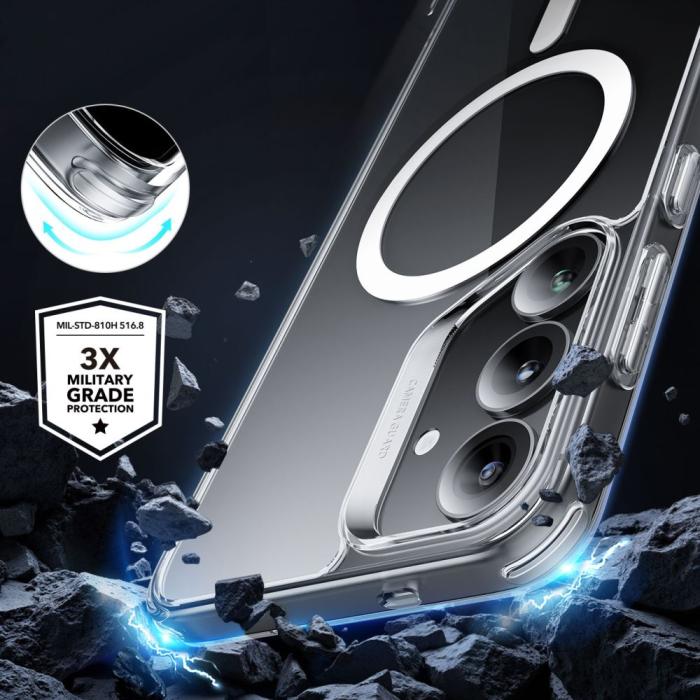 Bild 5, ESR Galaxy S25 Plus Skal MagSafe CH HaloLock Transparent