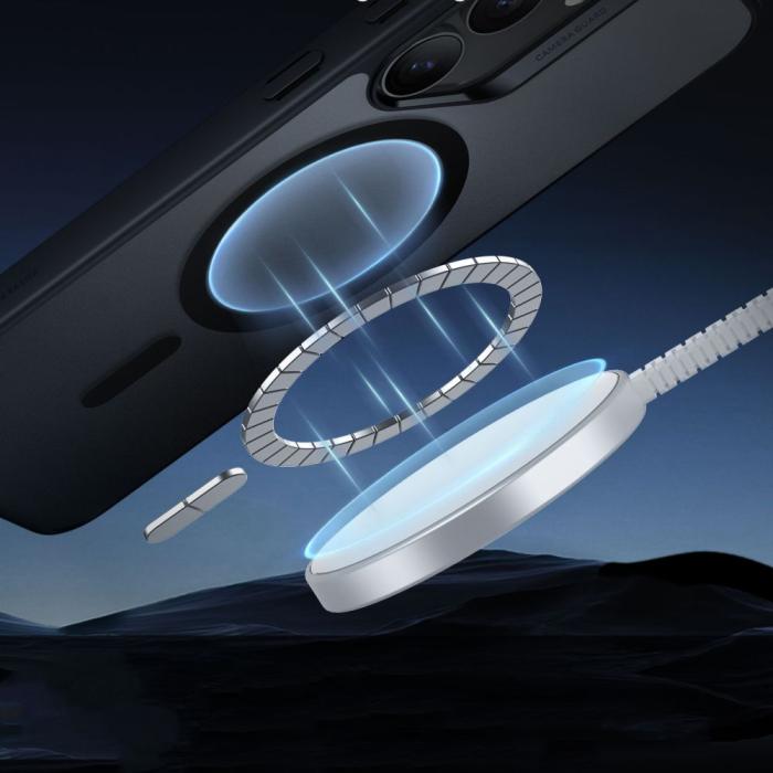 Bild 3, ESR Galaxy S25 Plus Skal MagSafe CH HaloLock Frostad Svart
