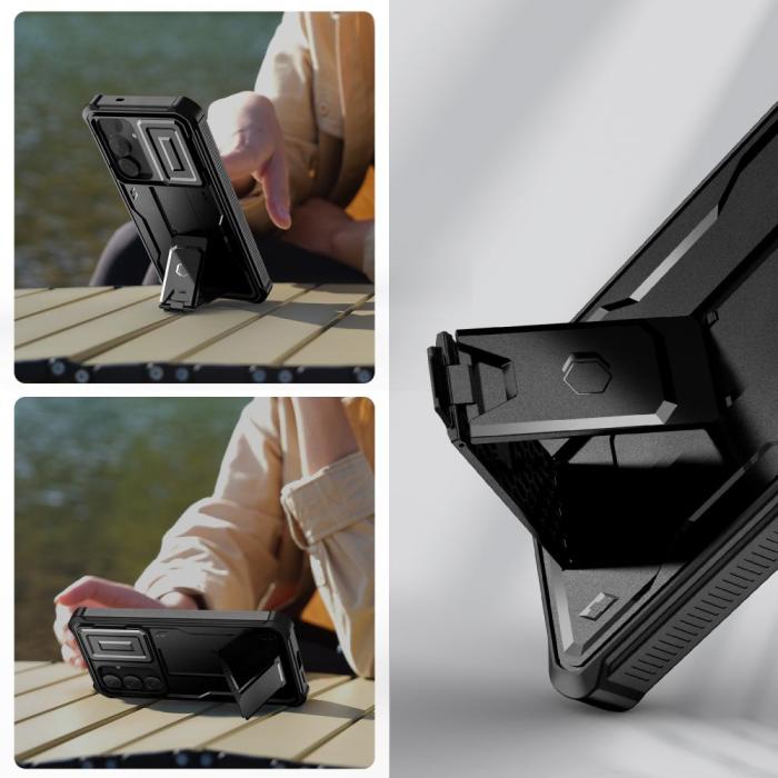 Bild 3, Tech-Protect Galaxy S25 Plus Skal Kevlar Cam+ Svart
