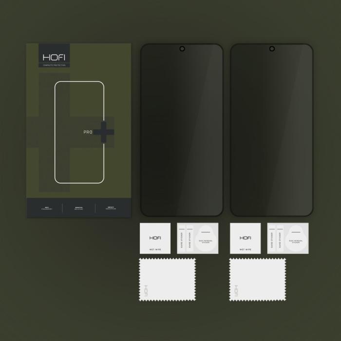 Bild 6, HOFI Galaxy S25 Plus 2-PACK Skärmskydd Pro+ Härdat Glas Privacy