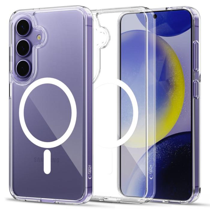Bild 1, Tech-Protect Galaxy S25 Plus Skal MagSafe FlexAir Hybrid Transparent