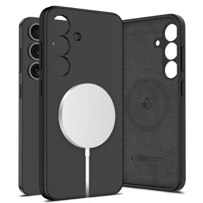 Bild 1, Tech-Protect Galaxy S25 Plus Skal MagSafe Liquid Silicone Svart