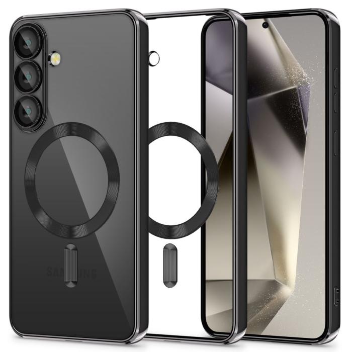 Bild 1, Tech-Protect Galaxy S25 Plus Skal MagSafe MagFlex Shiny Black