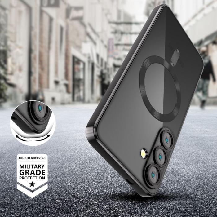 Bild 3, Tech-Protect Galaxy S25 Plus Skal MagSafe MagFlex Shiny Black
