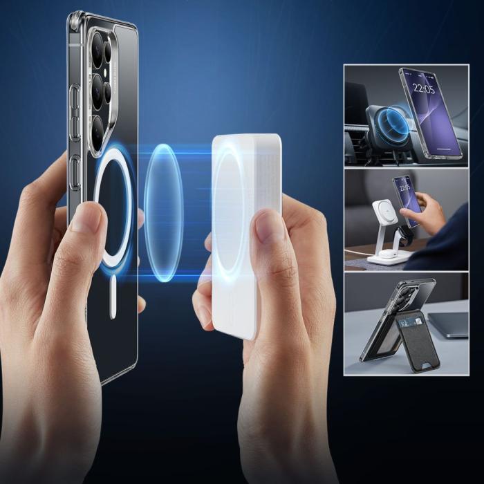 Bild 4, ESR Galaxy S25 Ultra Skal MagSafe CH HaloLock Transparent