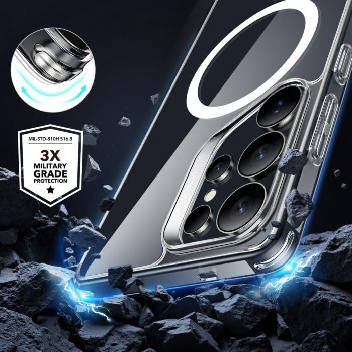 Bild 5, ESR Galaxy S25 Ultra Skal MagSafe CH HaloLock Transparent
