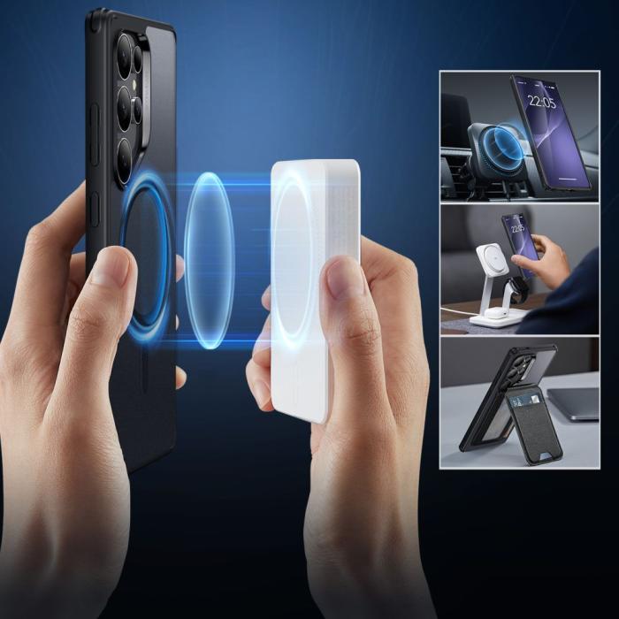 Bild 4, ESR Galaxy S25 Ultra Skal MagSafe CH HaloLock Frostad Svart