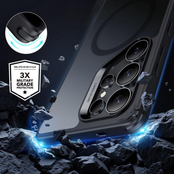 Bild 5, ESR Galaxy S25 Ultra Skal MagSafe CH HaloLock Frostad Svart