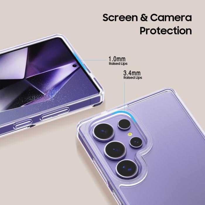 Bild 3, Tech-Protect Galaxy S25 Ultra Skal FlexAir Hybrid Transparent